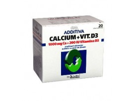 Additiva - Calcium + vitamina D3 1000 mg 20 plicuri