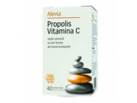 Alevia Propolis Vitamina C 40 cp