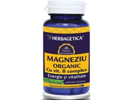Herbagetica - Magneziu organic pachet 60cps + 10 cps