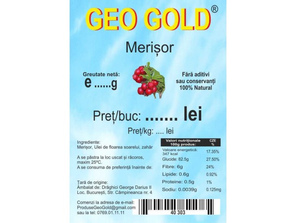 GEO GOLD - Merisor 300g