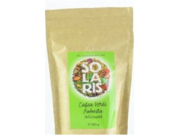 Solaris - Cafea verde robusta macinata 250 gr